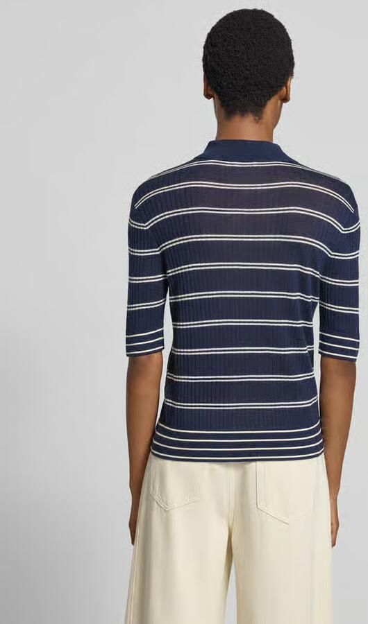 Closed Slim Fit poloshirt van pure wol - Foto 3