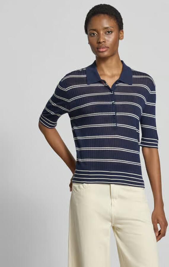 Closed Slim Fit poloshirt van pure wol - Foto 2