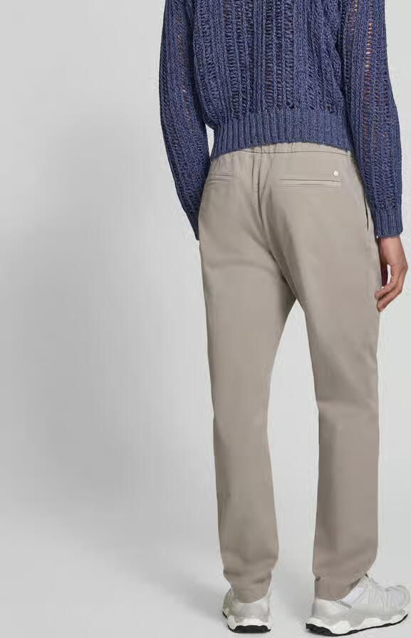 Closed Slim Fit stoffen broek met tunnelkoord - Foto 3