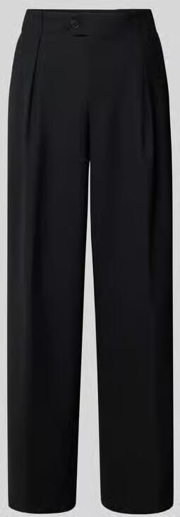 Closed Stoffen broek met bandplooien - Foto 2