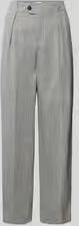 Closed Stoffen broek met bandplooien