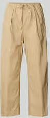 Closed Stoffen broek met elastische band