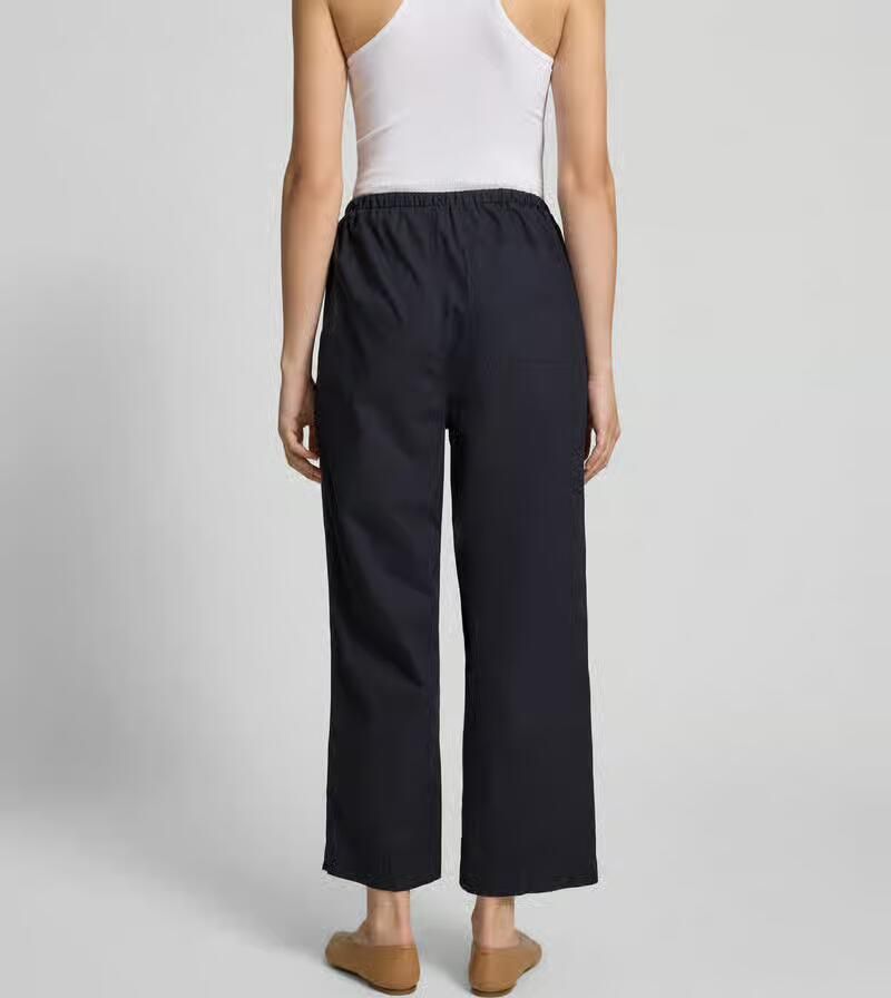 Closed Stoffen broek met elastische band - Foto 2