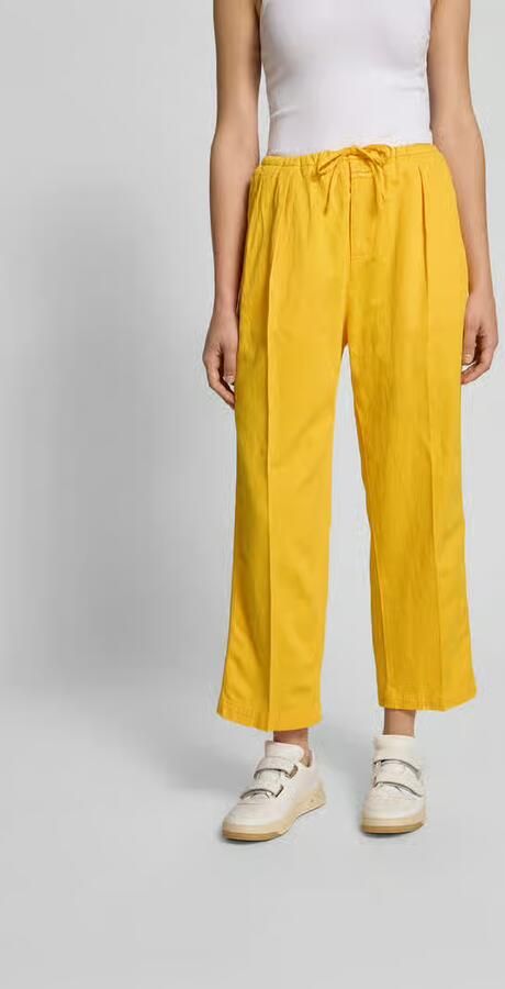 Closed Stoffen broek met linnen - Foto 3