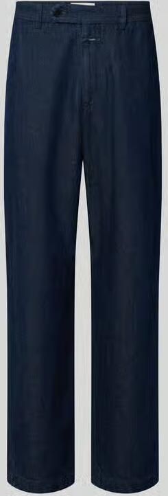 Closed straight fit jeans met hennep - Foto 2