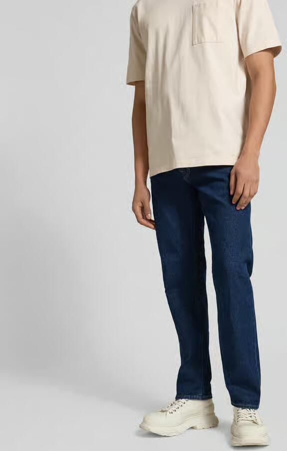 Closed straight fit jeans met logopatch - Foto 2