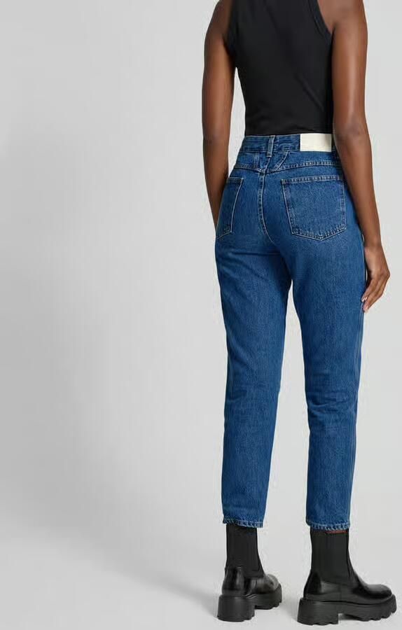 Closed Straight fit jeans met logopatch - Foto 3