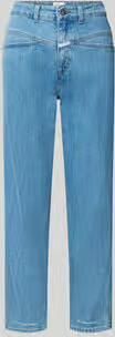 Closed straight fit jeans van katoenmix in verkorte pasvorm
