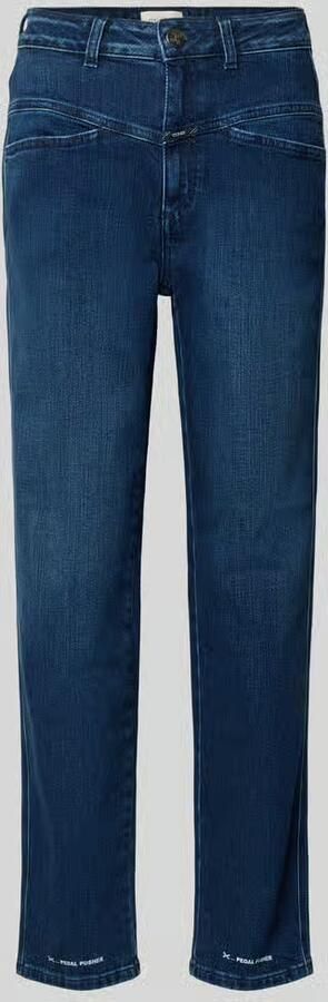 Closed straight fit jeans van katoenmix model 'PEDAL PUSHER'