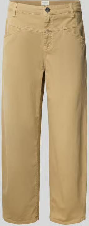 Closed Straight fit stoffen broek van katoenmix - Foto 2