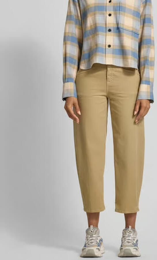 Closed Straight fit stoffen broek van katoenmix - Foto 3
