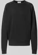 Closed Sweatshirt met geribde boorden