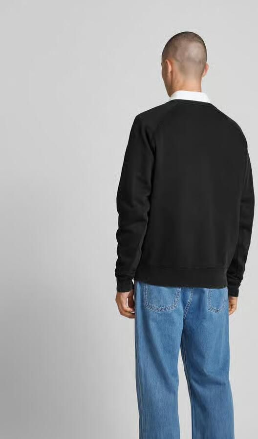 Closed Sweatshirt met geribde boorden - Foto 3