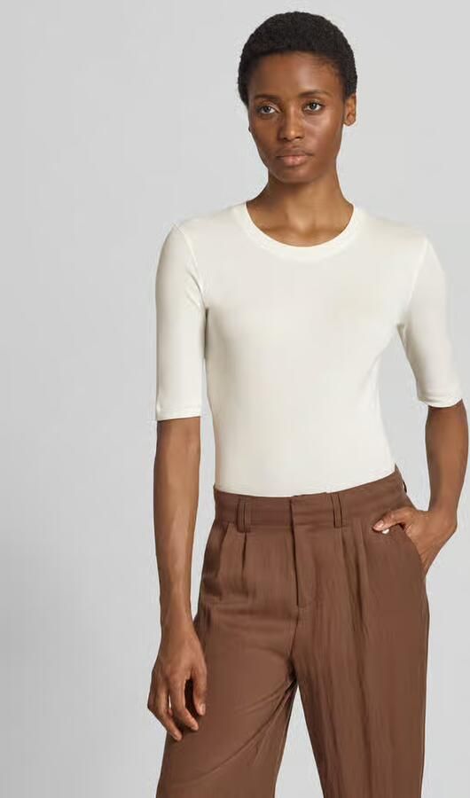 Closed T-shirt met ronde hals en 1 2-mouwen - Foto 3