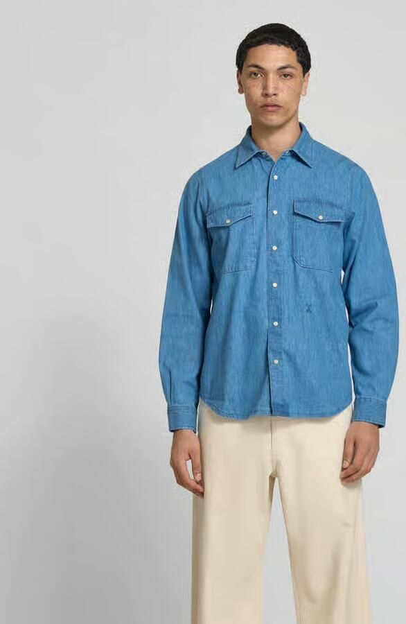 Closed Vrijetijdsoverhemd in denimlook - Foto 3