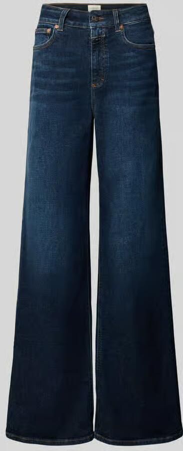 Closed wide fit jeans van elastische katoenmix model 'JANNA'