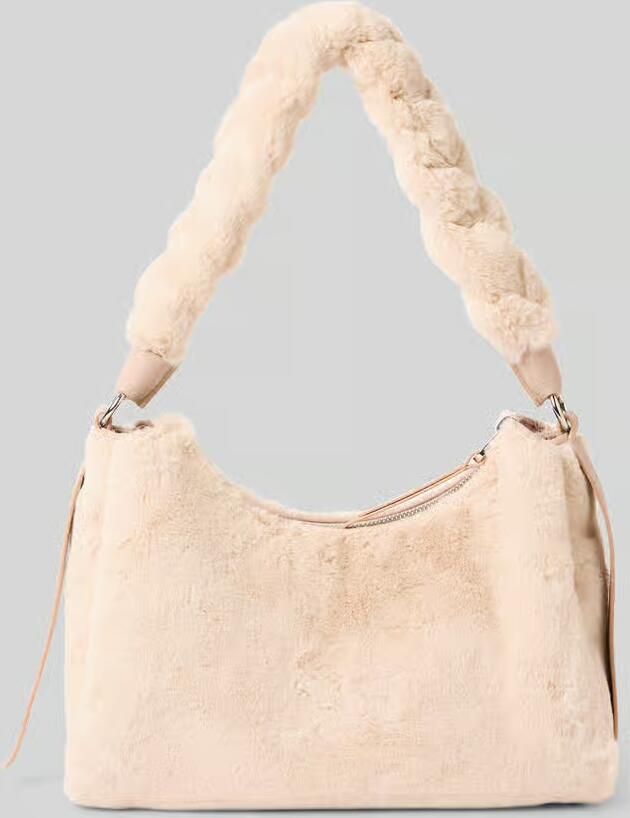 Coccinelle Handtas met draagband in gevlochten look model 'Boheme'