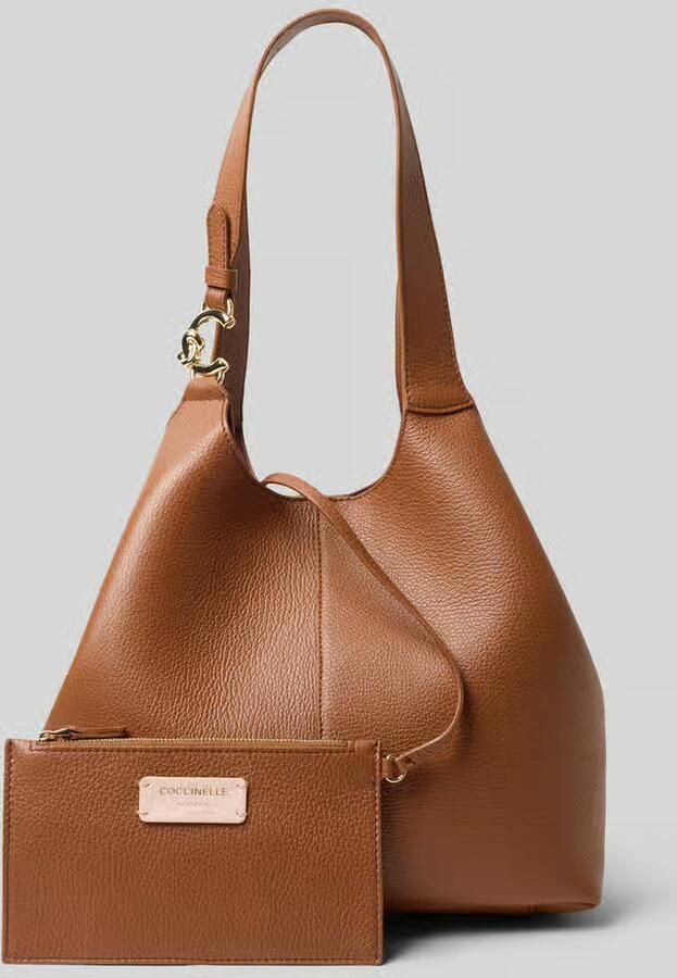 Coccinelle Handtas met labeldetail