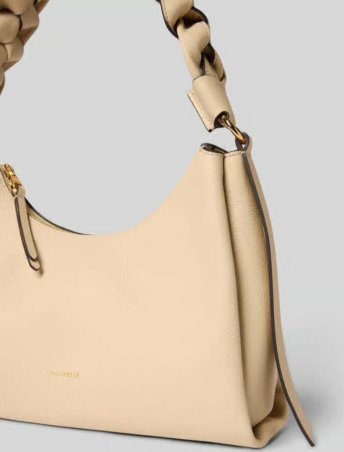 Coccinelle Handtas met labeldetail model 'BOHEME GRANA DOUBLE HOBO'