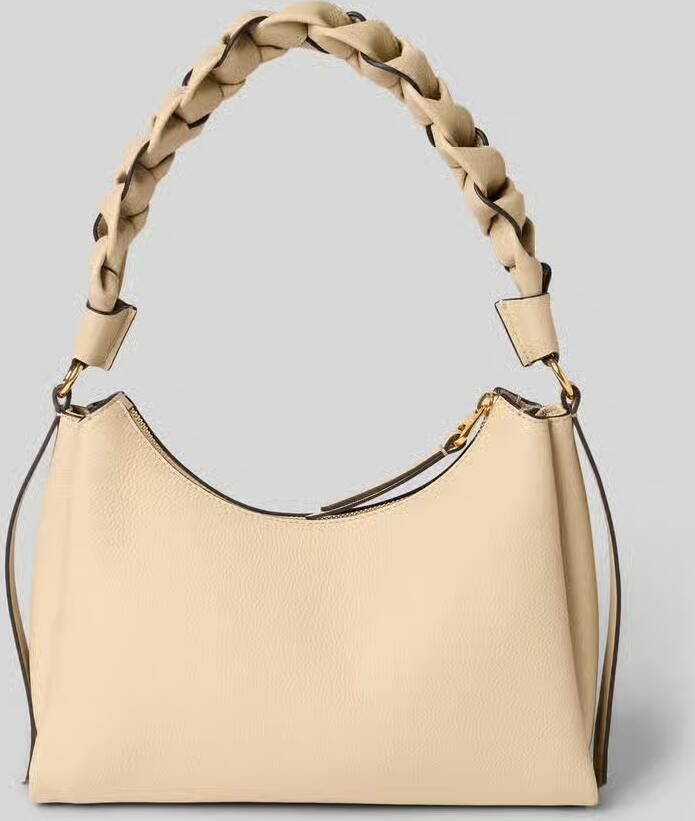 Coccinelle Handtas met labeldetail model 'BOHEME GRANA DOUBLE HOBO'