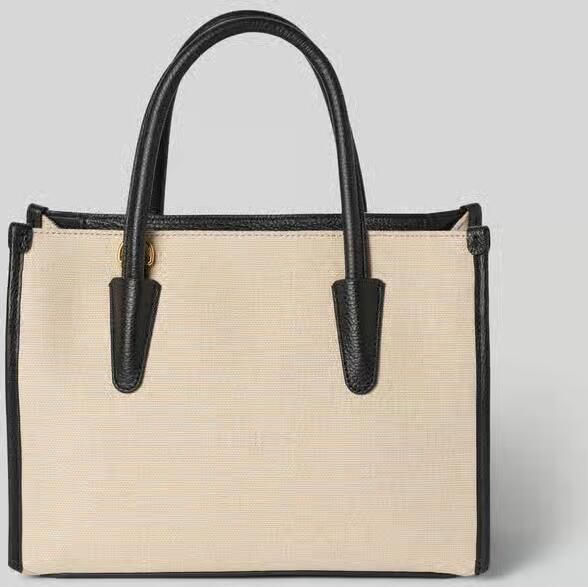Coccinelle Handtas met labelstitching - Foto 3
