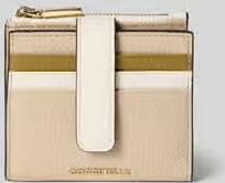 Coccinelle Portemonnee met labeldetail en ritsvak