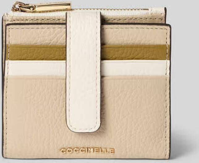 Coccinelle Portemonnee met labeldetail en ritsvak - Foto 2