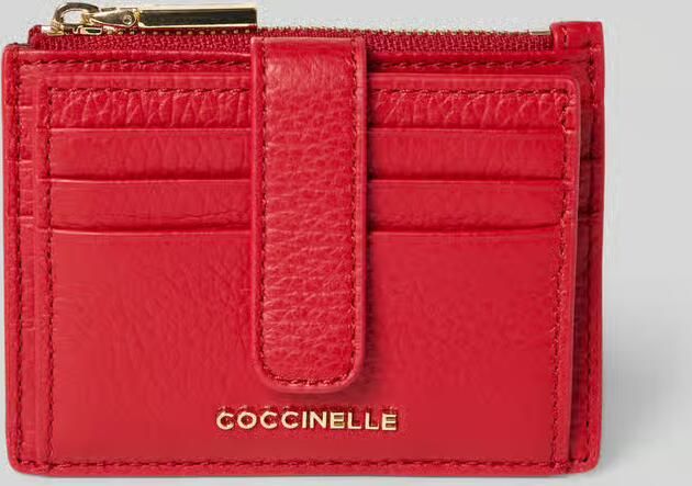 Coccinelle Portemonnee met labeldetail