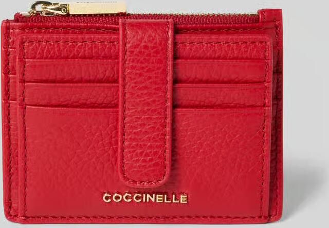 Coccinelle Portemonnee met labeldetail