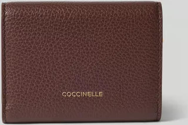 Coccinelle Portemonnee met labeldetail