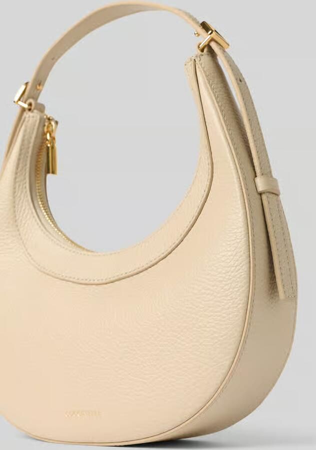 Coccinelle schoudertas met labeldetail