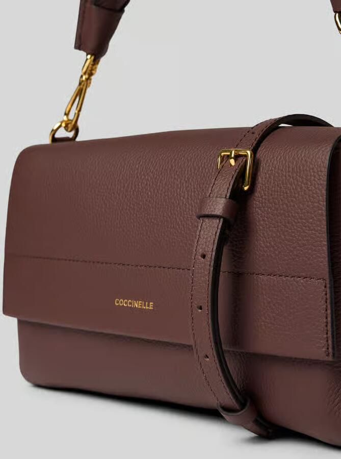 Coccinelle Schoudertas met logoprint model 'Grana'