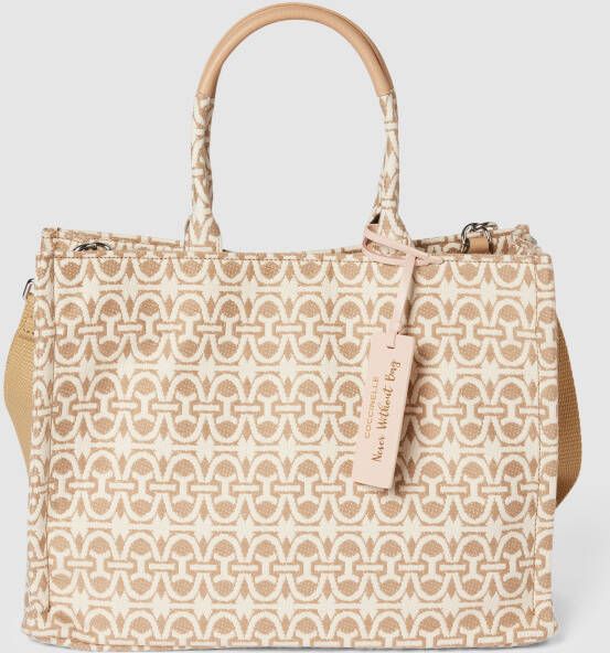 Coccinelle Tote bag met all-over motief model 'NEVER WITHOUT BAG JACQUAR'