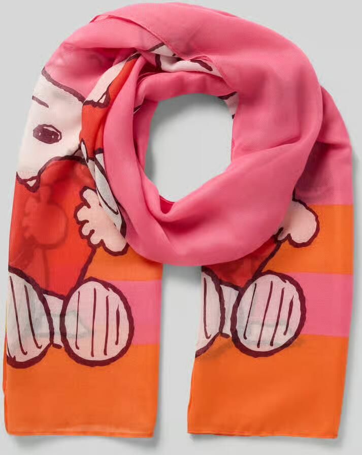 Codello Sjaal in semi-transparant design met motiefprint - Foto 2