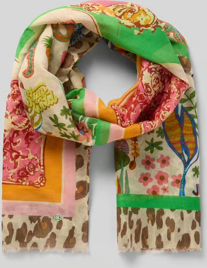 Codello Sjaal met bloemige all-over print