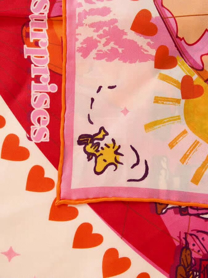 Codello Sjaal van pure Zijde met Motiefprint Model 'Nicki'