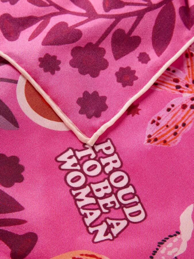 Codello Sjaal van zijde model 'PRINTED NICKI SILK'