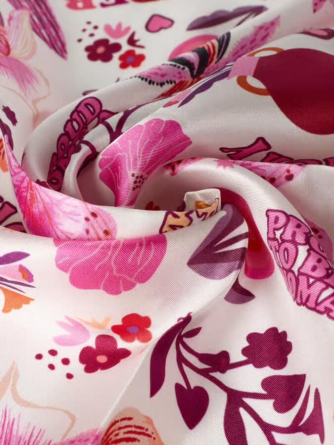 Codello Sjaal van zijde model 'PRINTED NICKI SILK'