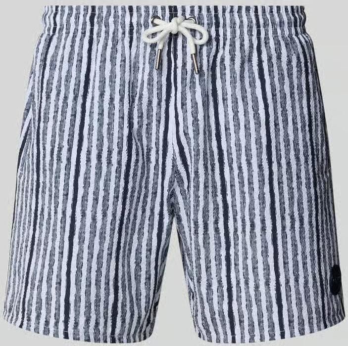 Colmar Originals relaxed fit zwembroek met logo-applicatie model 'Seersucker'