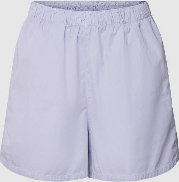 Colorful Standard Korte broek met structuurmotief model 'Twill'