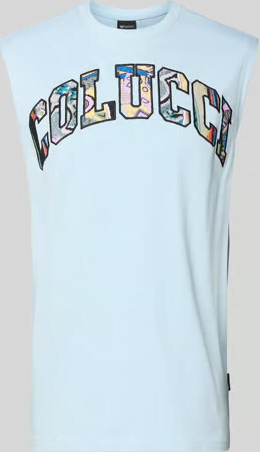 COLUCCI regular fit tanktop met labelstitching - Foto 4