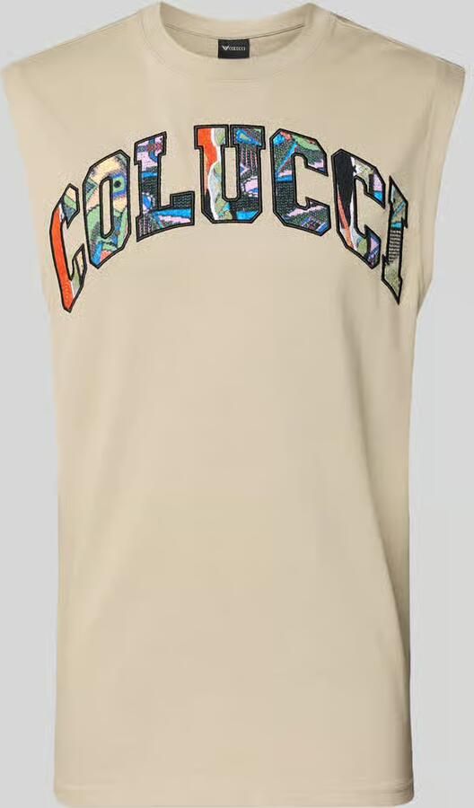 COLUCCI regular fit tanktop met labelstitching - Foto 4