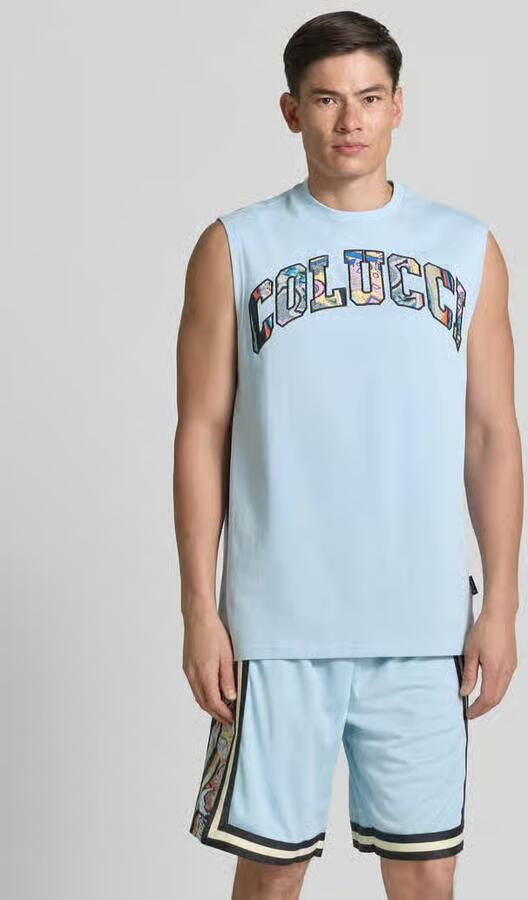 COLUCCI regular fit tanktop met labelstitching - Foto 2