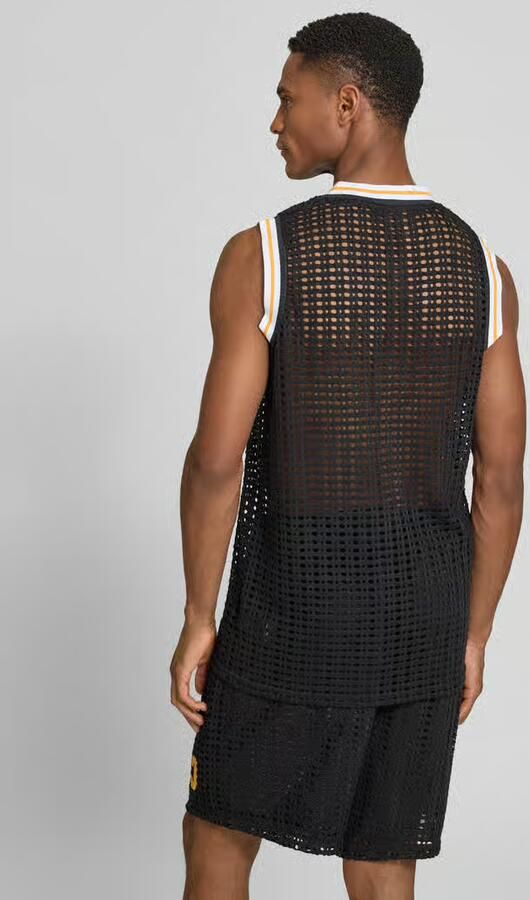 COLUCCI relaxed fit tanktop in semitransparant design