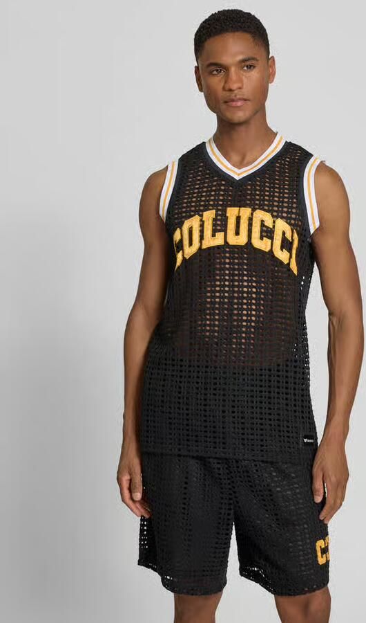 COLUCCI relaxed fit tanktop in semitransparant design - Foto 3