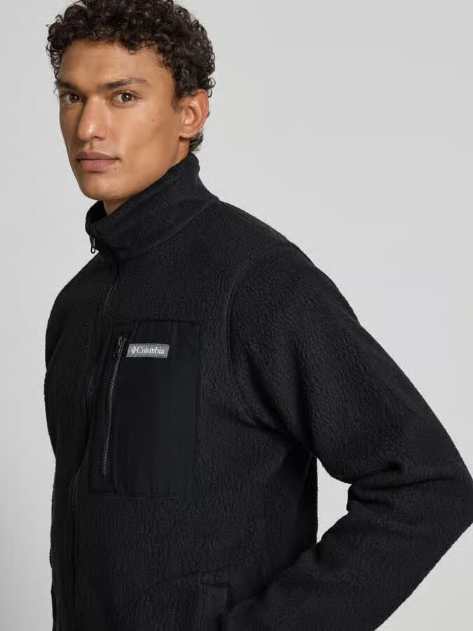 Columbia Fleecejack met borstzak en labelstitching model 'Jasper' - Foto 2