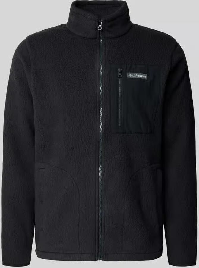 Columbia Fleecejack met borstzak en labelstitching model 'Jasper'