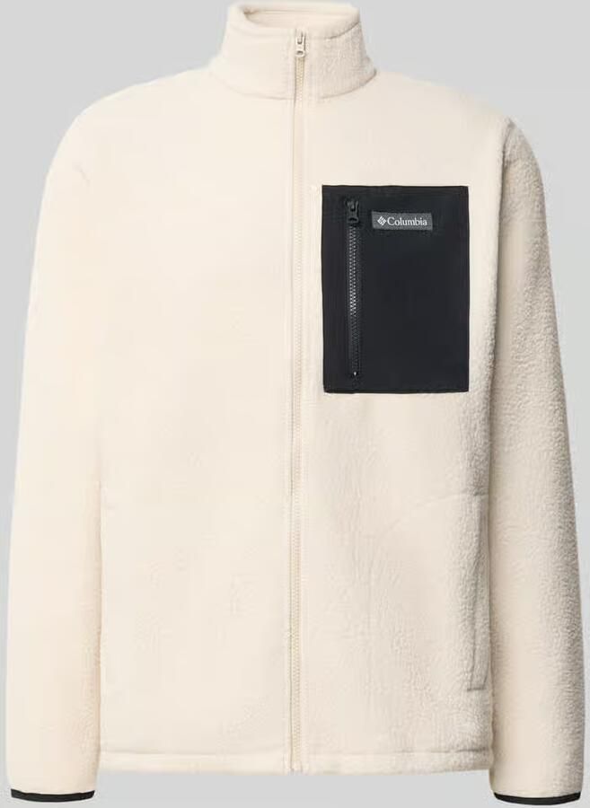 Columbia Fleecejack met borstzak en labelstitching model 'Jasper'