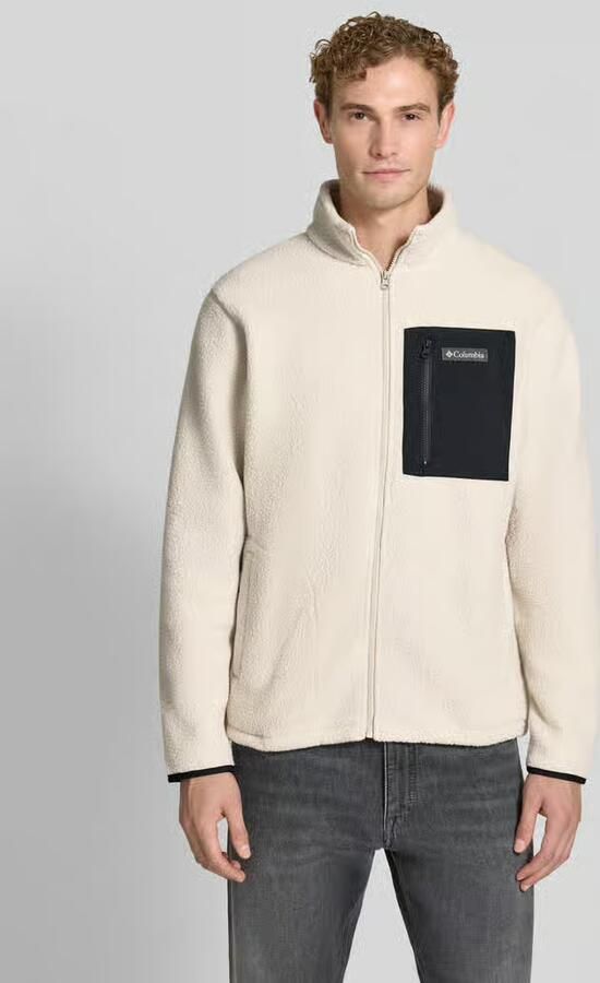 Columbia Fleecejack met borstzak en labelstitching model 'Jasper' - Foto 3
