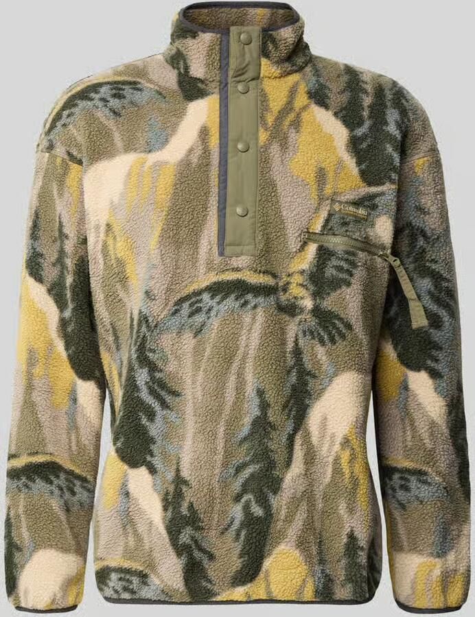 Columbia Fleecepullover met labelpatch model 'HELVETIA'